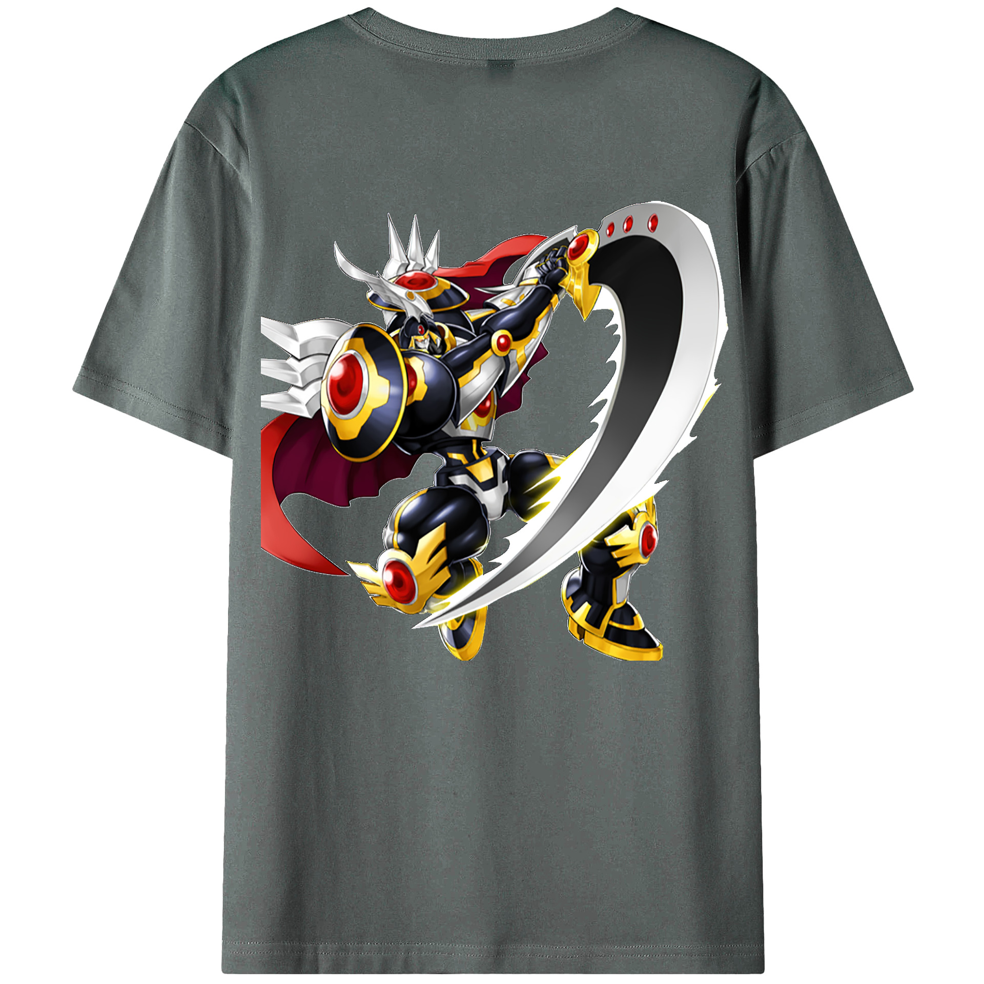 （画像用） 遊☆戯☆王 Yu-Gi-Oh! 綿100％ メンズ半袖Tシャツ（バックプリント） 通気性